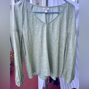 Green Linen Longsleeve